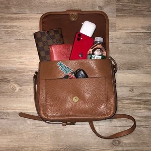 Fossil crossbody top handle bag
